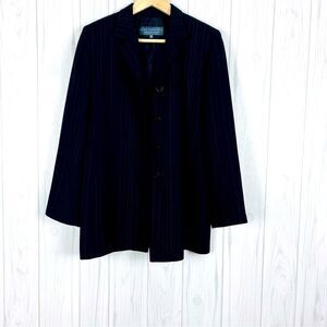 Vintage Alex Garfield Jacket Blazer Pinstripe